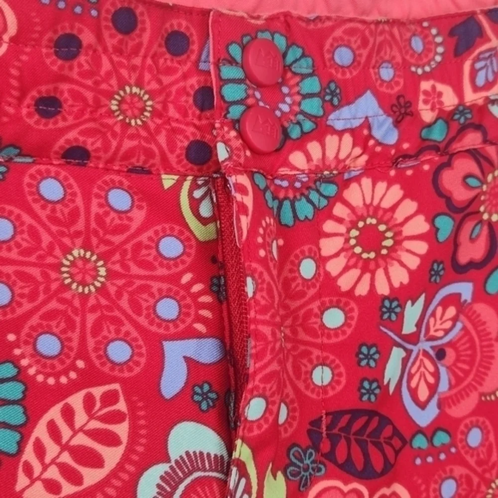 REI Girls Floral Splash Water‎ Short Dragon Fruit Large 14-16 NWT Holiday Vacay